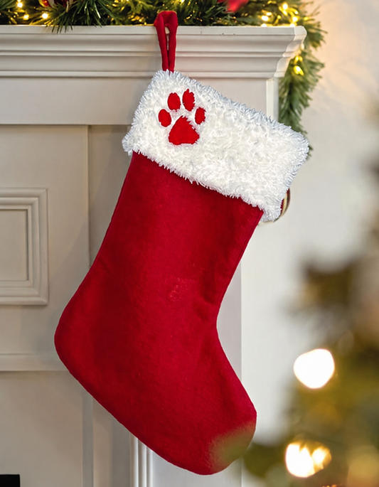 Personalisierter Weihnachtsstrumpf für Hunde