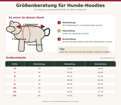 Personalisierter Santa-Hoodie für Hunde